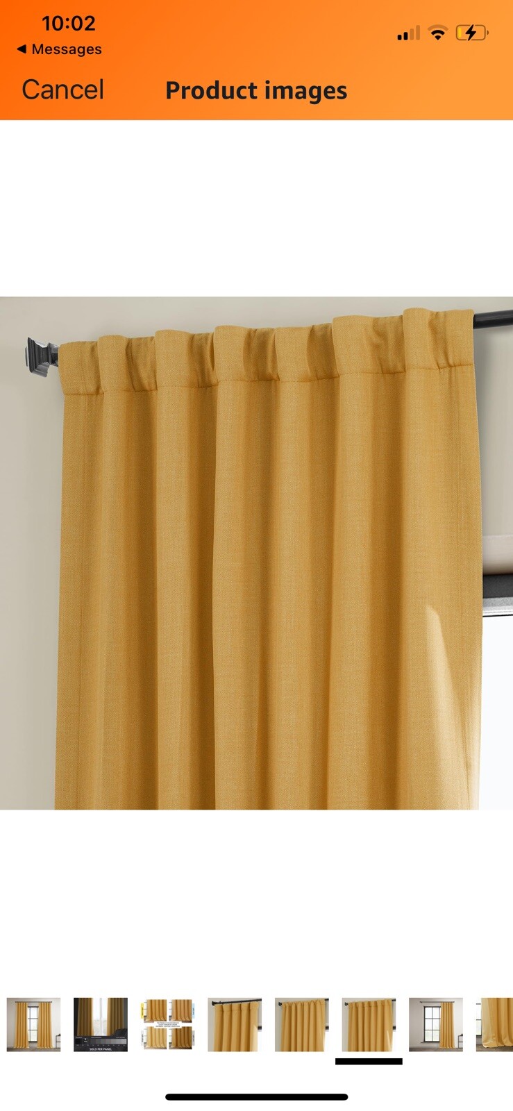 Faux Linen Room Darkening Curtains 120 Inches Long 48” Wide, Fully Lined
