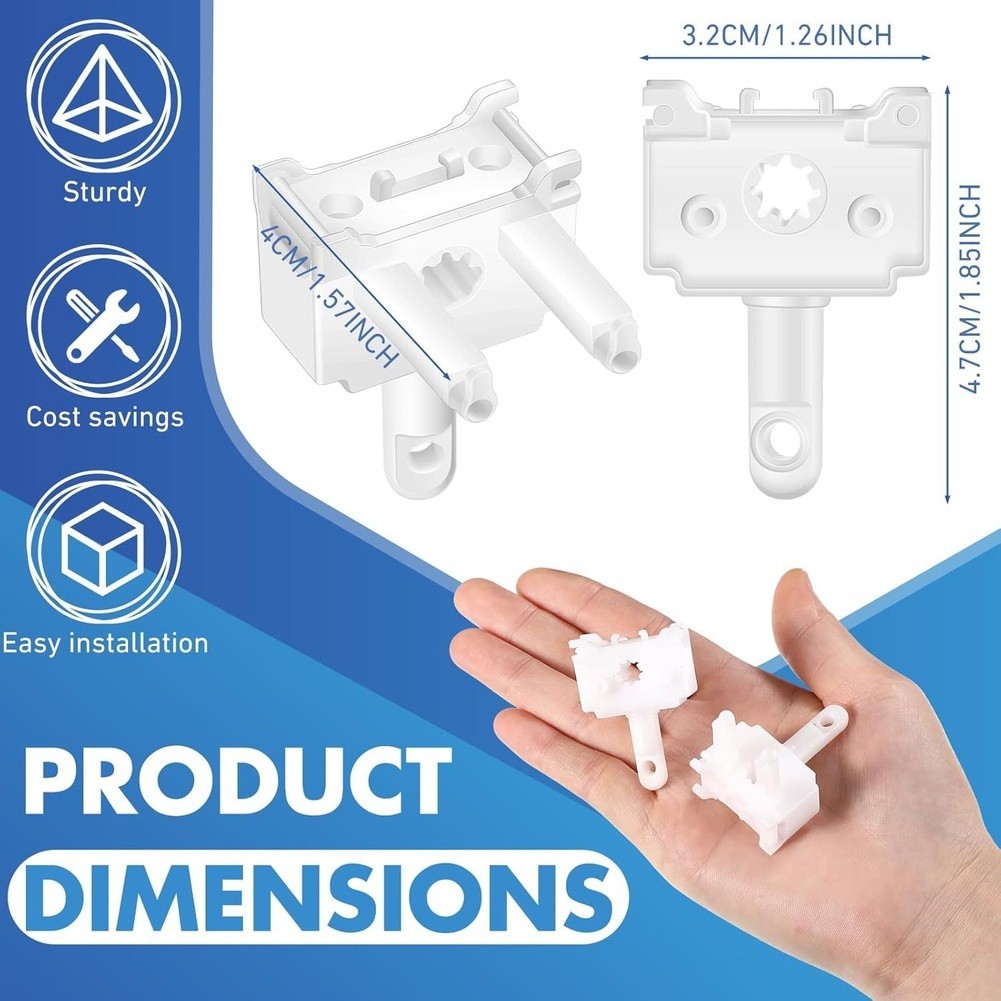 4pcs Vertical Blind Wand Control for Seamless Light Control Adjustment