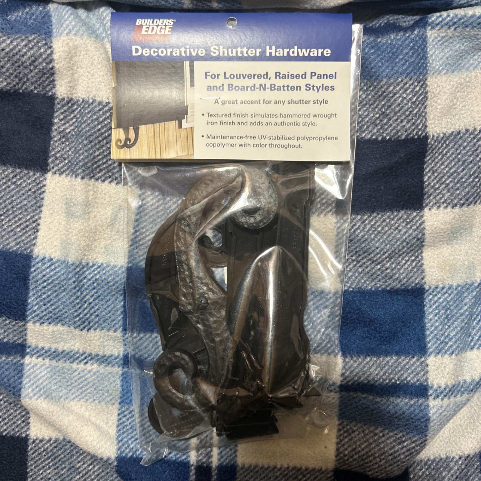 Builders Edge Decorative Shutter Hardware S Hook Decorative Hinge