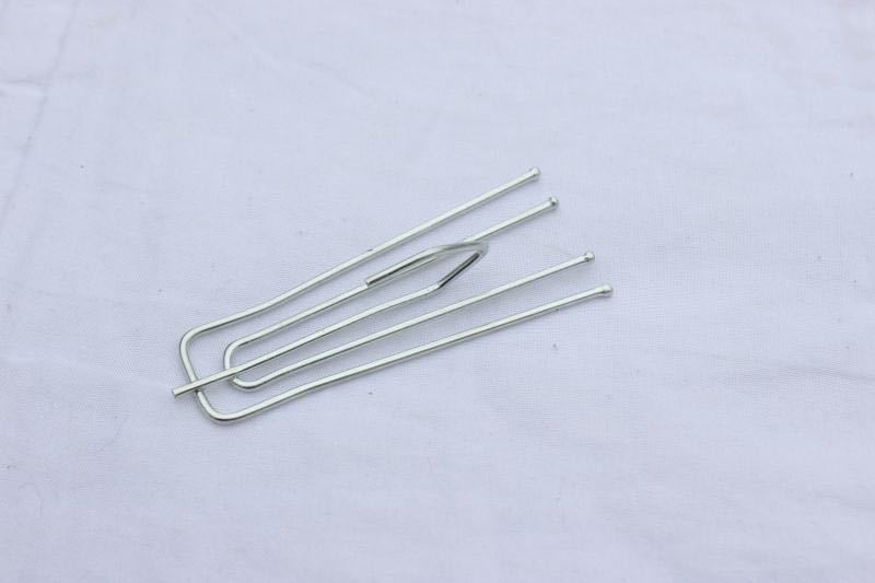 4 Prong Pinch Pleat Drapes Curtain Hooks 3″ Short Neck ALL STEEL STRONG, 20 pcs