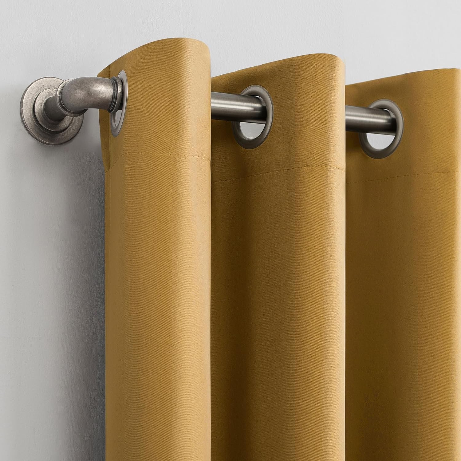 Easton Energy Saving Blackout Grommet Curtain Panel, Gold, 40″ W x 63″ L (1