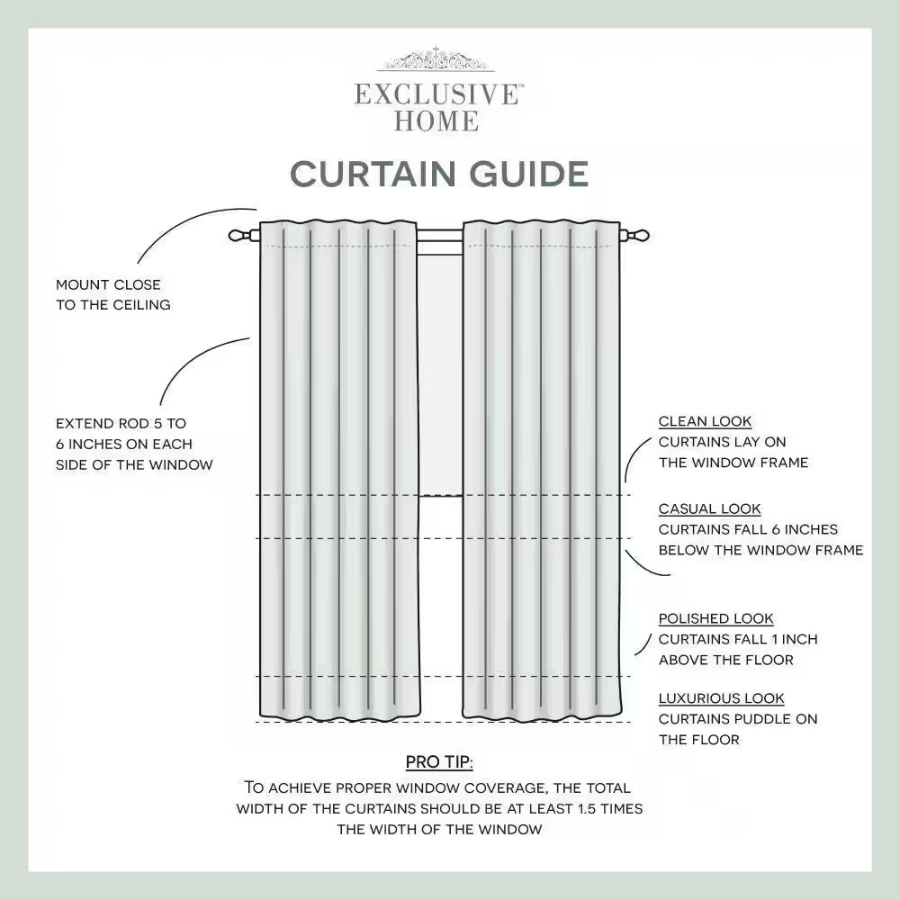 Wilshire Winter White Polyester Blend 54 In. W X 96 In. L Hidden Tab Sheer Curta