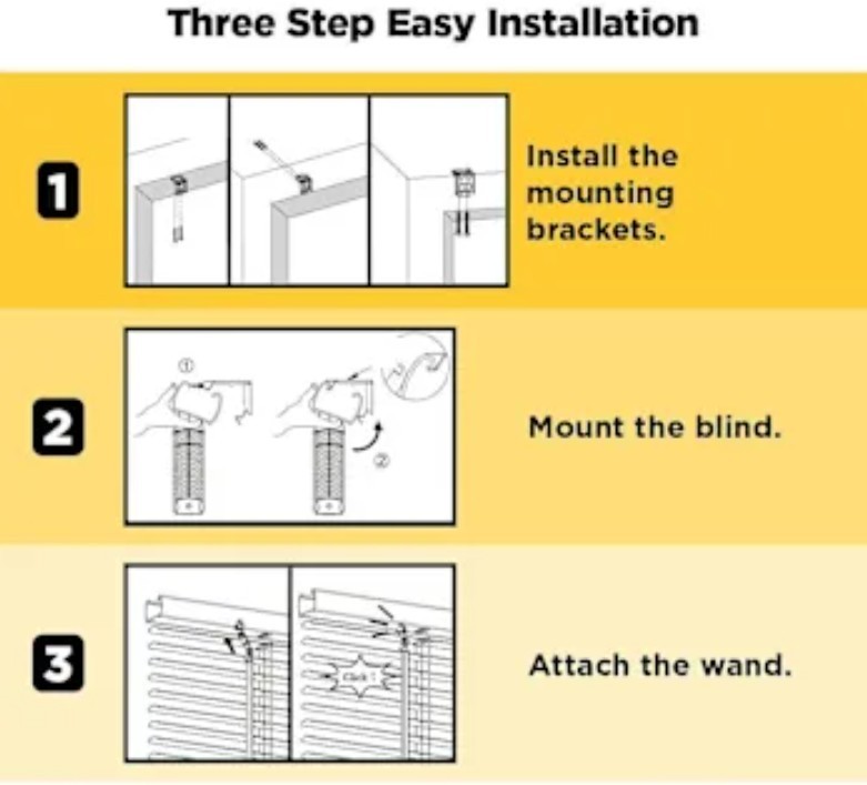 Champion TruTouch 53×60 Cordless Aluminum Mini Blinds Set of 2 Alabaster NIB