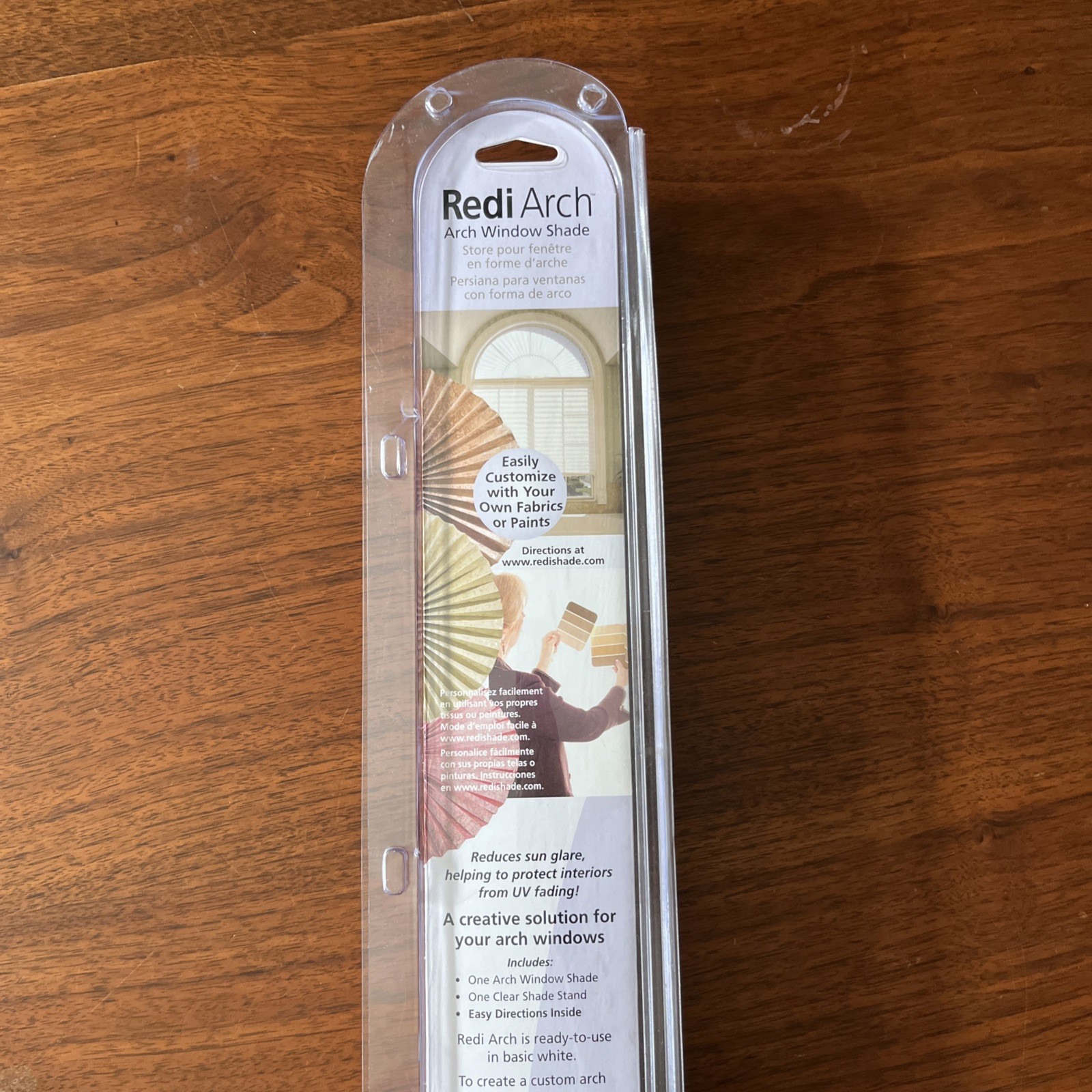 ARCH SHADE Pleated Blinds Window Half Round Light Blocking Fabric By REDI SHADE