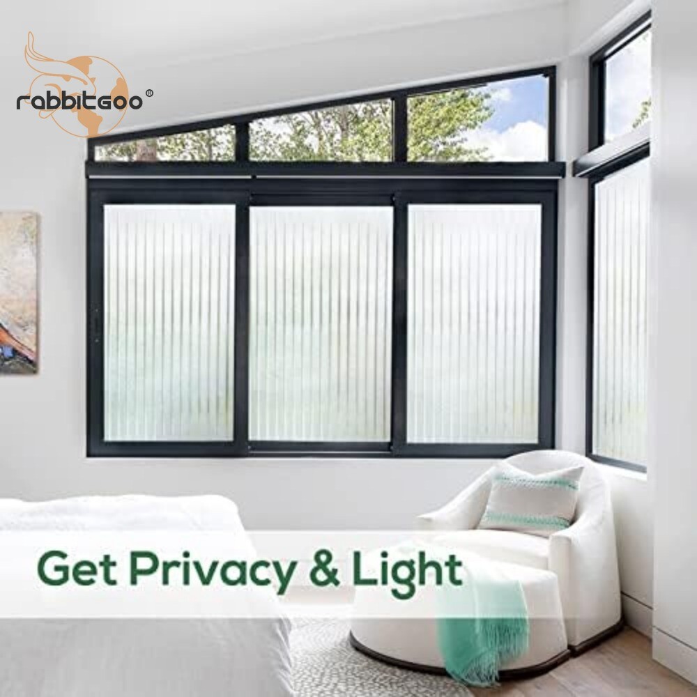 rabbitgoo Blinds Window Film Privacy Self Adhesive Static Cling Glass Sticker