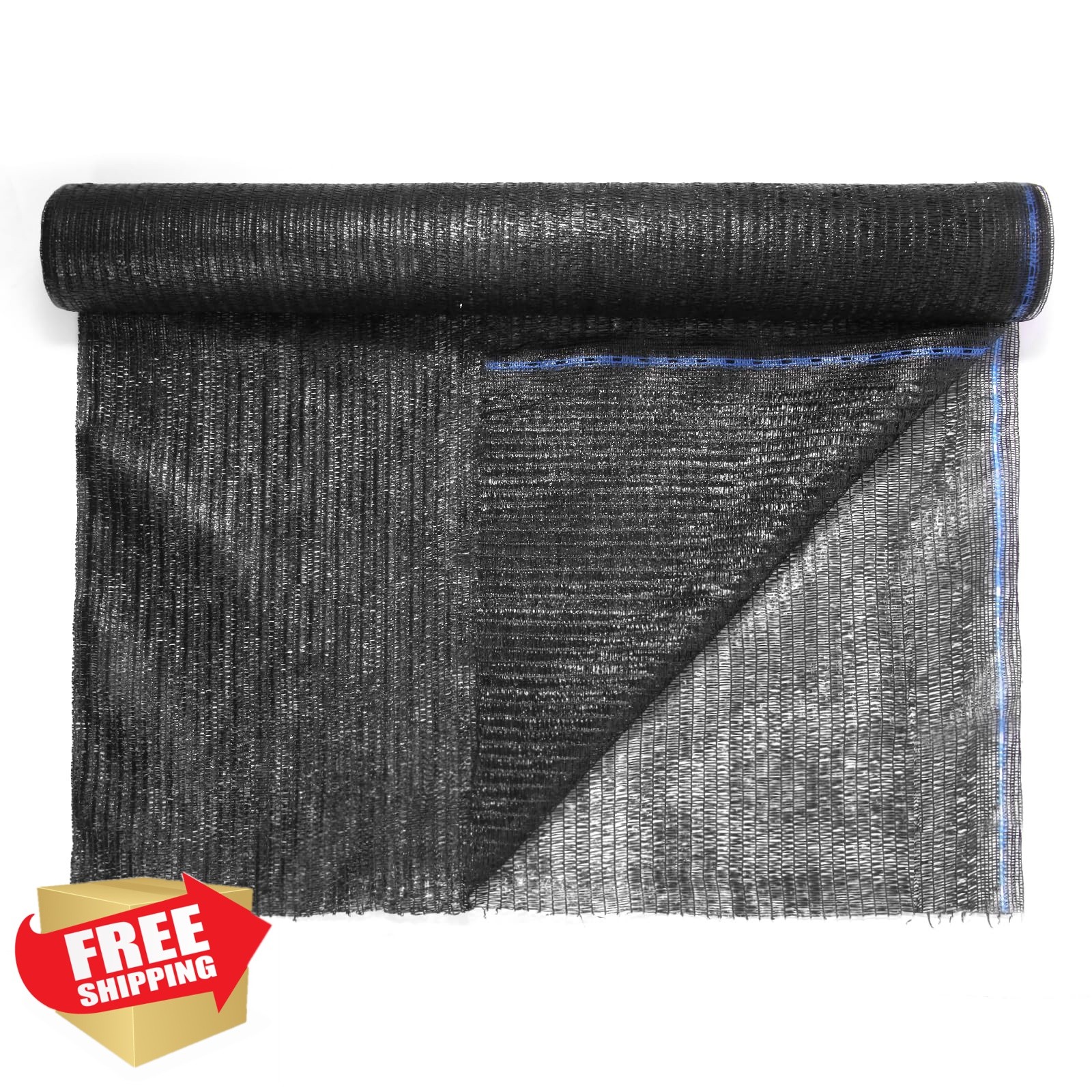 WindscreenSupplyCo Shade Cloth Black 6′ x 100 FT 40%
