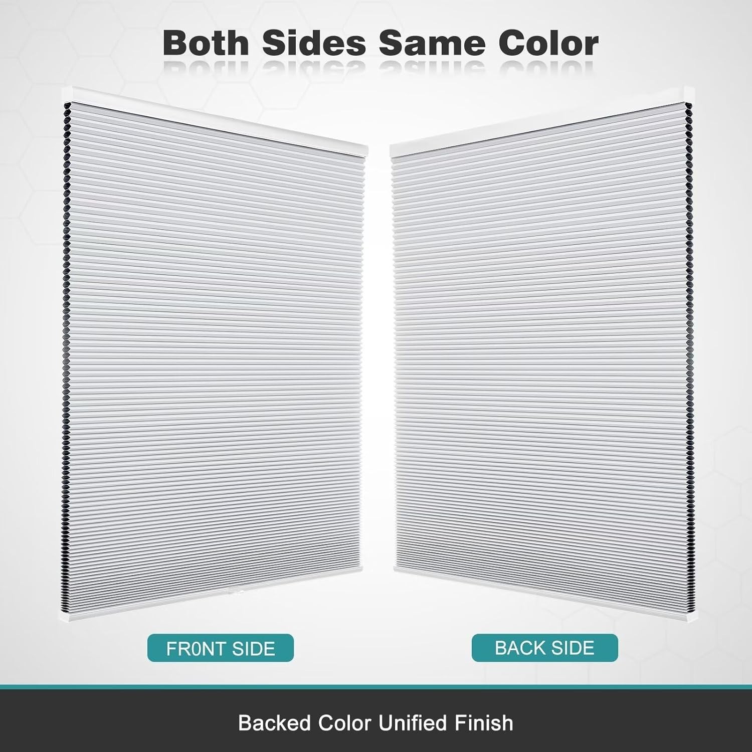 Blackout Cordless Cellular Shades for Windows,Honeycomb Blinds with Thermal I…