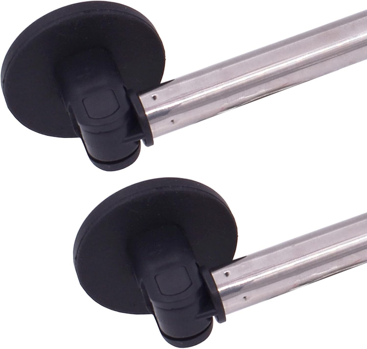 YYST Type B 16″-28″ Magnetic Curtain Rods for Metal Doors Black-2