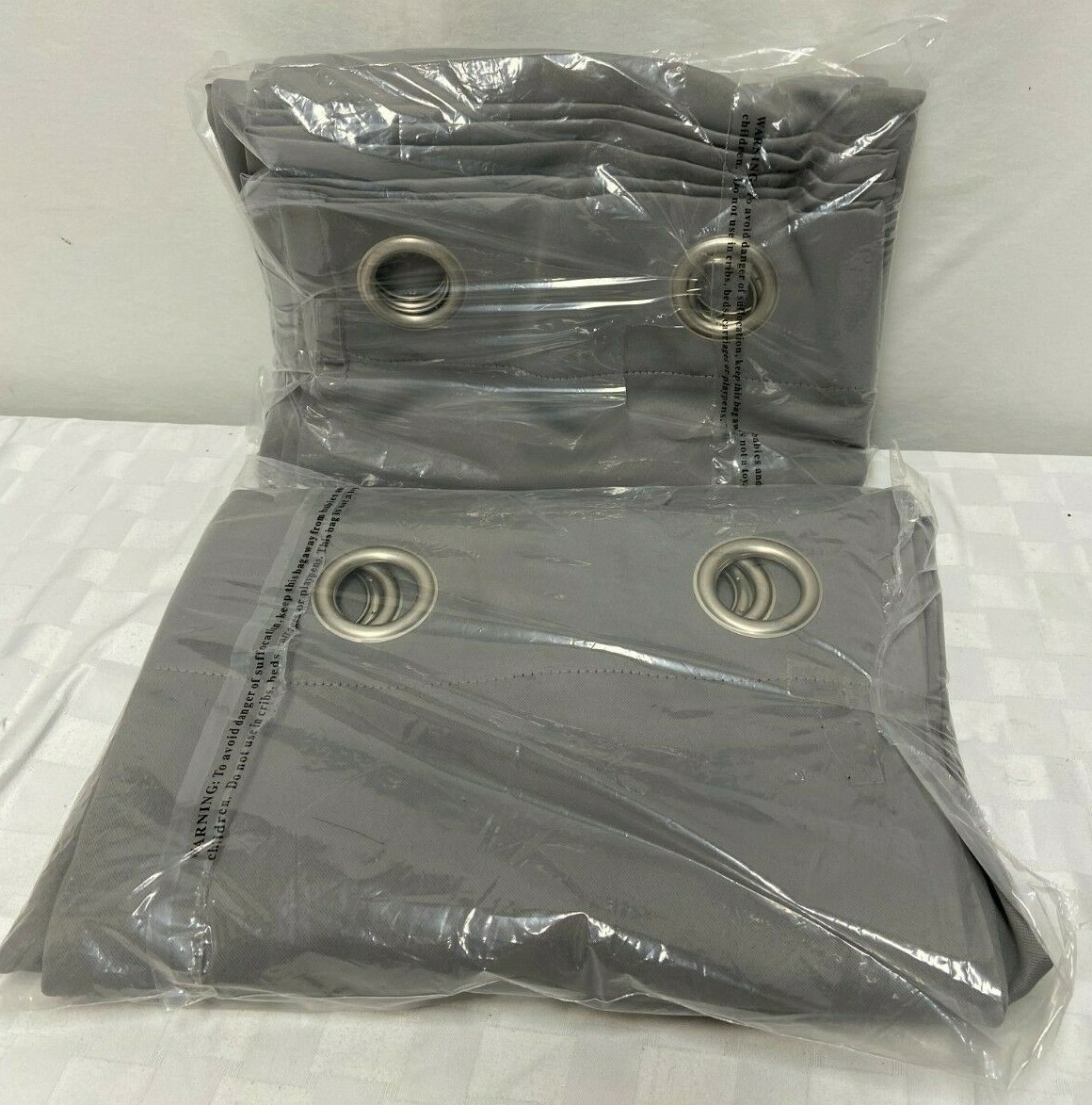 2 Sun Zero Gray Thermal Insulated Grommet Panel Curtains 54″ by 108″ Each