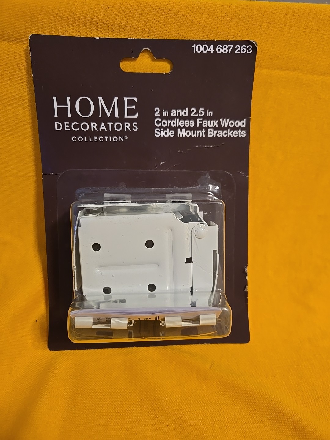 Home Decorators Side Mounting Bracket Set. NEW