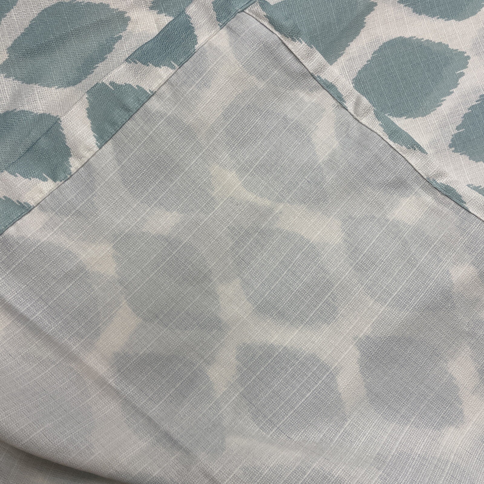 2 Better Homes and Gardens Seafoam green ivory grommet Curtain Panel 52”x82”