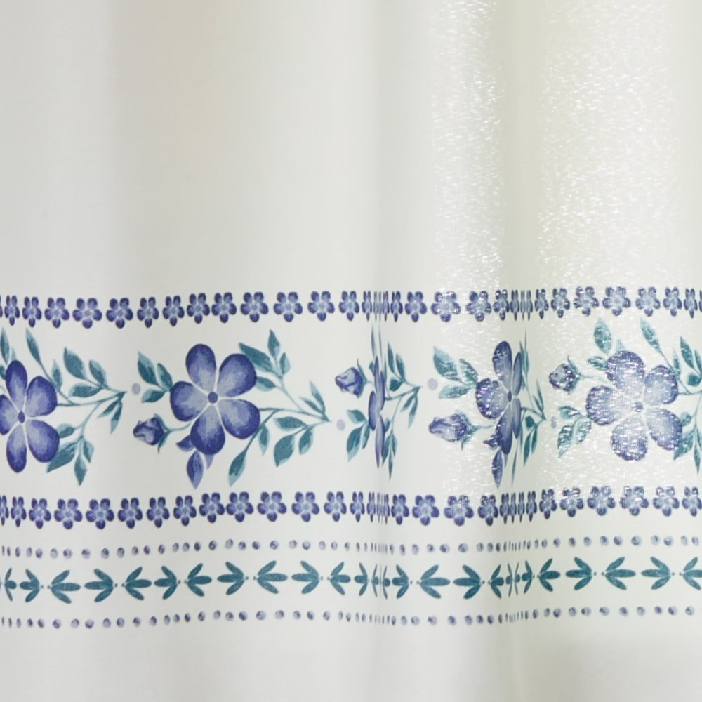 Hattie Border 3 Piece Tier Set, Teal & Perri, Blue/Green, Recycled Polyester,