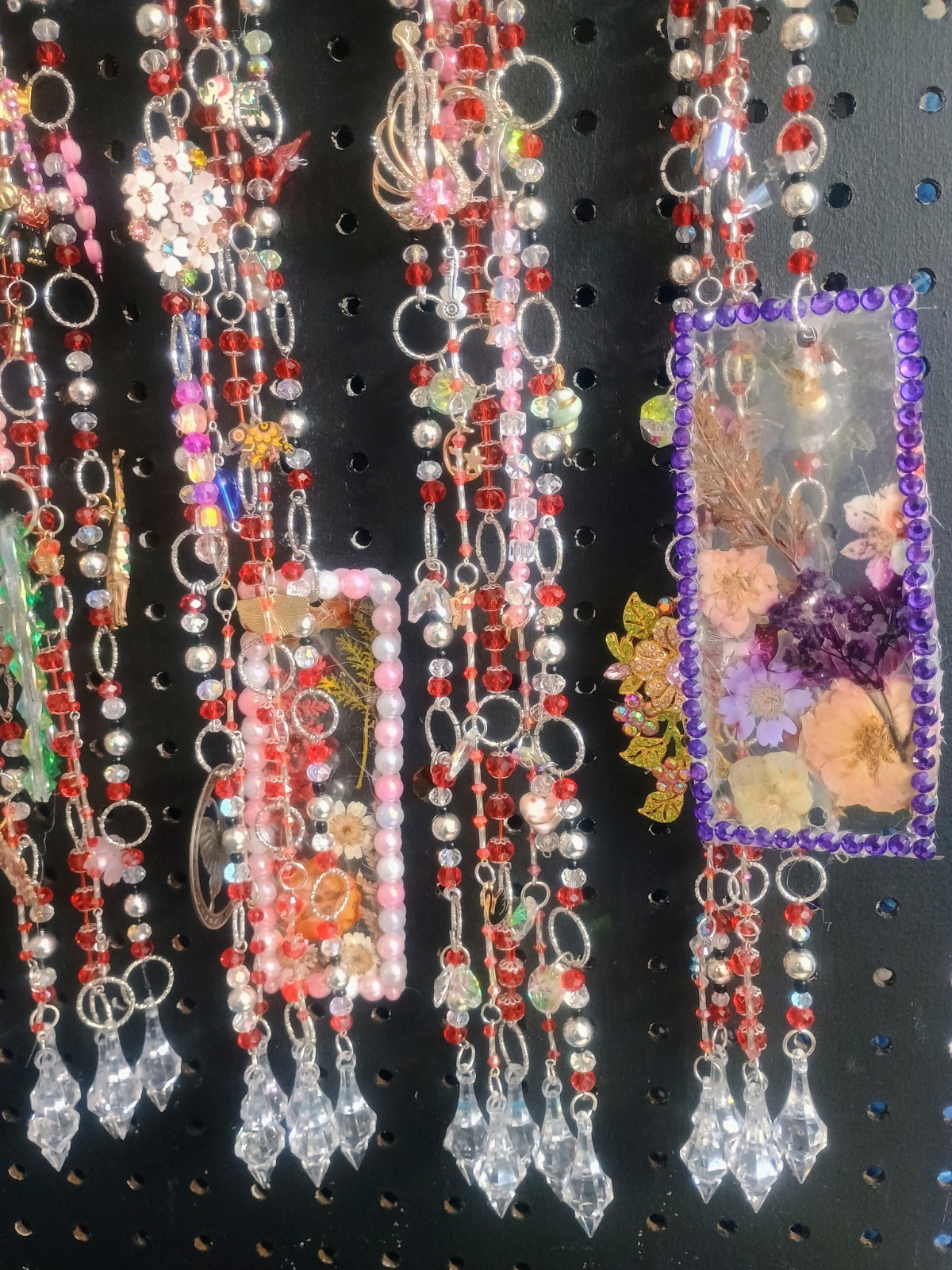 Crystal Curtains, Kool Kat, Loaded With Charms, Set Of 6
