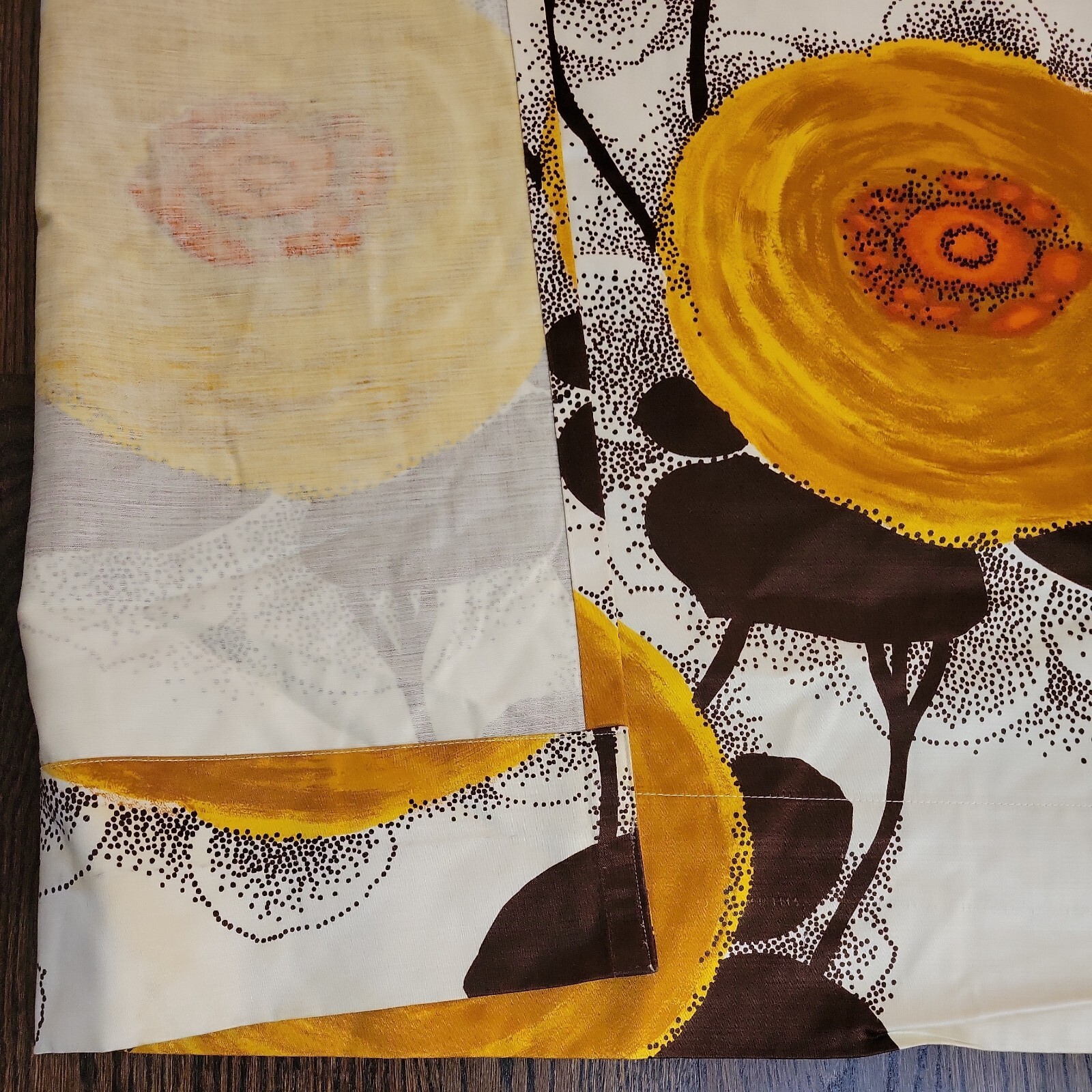 VINTAGE Mid Century Modern Retro 134″ L 92″ H Curtain Panel Fabric Dekoplus