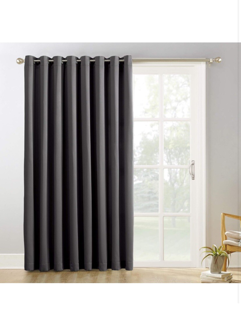 PI Blackout Door Curtain 68x 80inThermal Insulated Room Darkening PRICACY Doo…