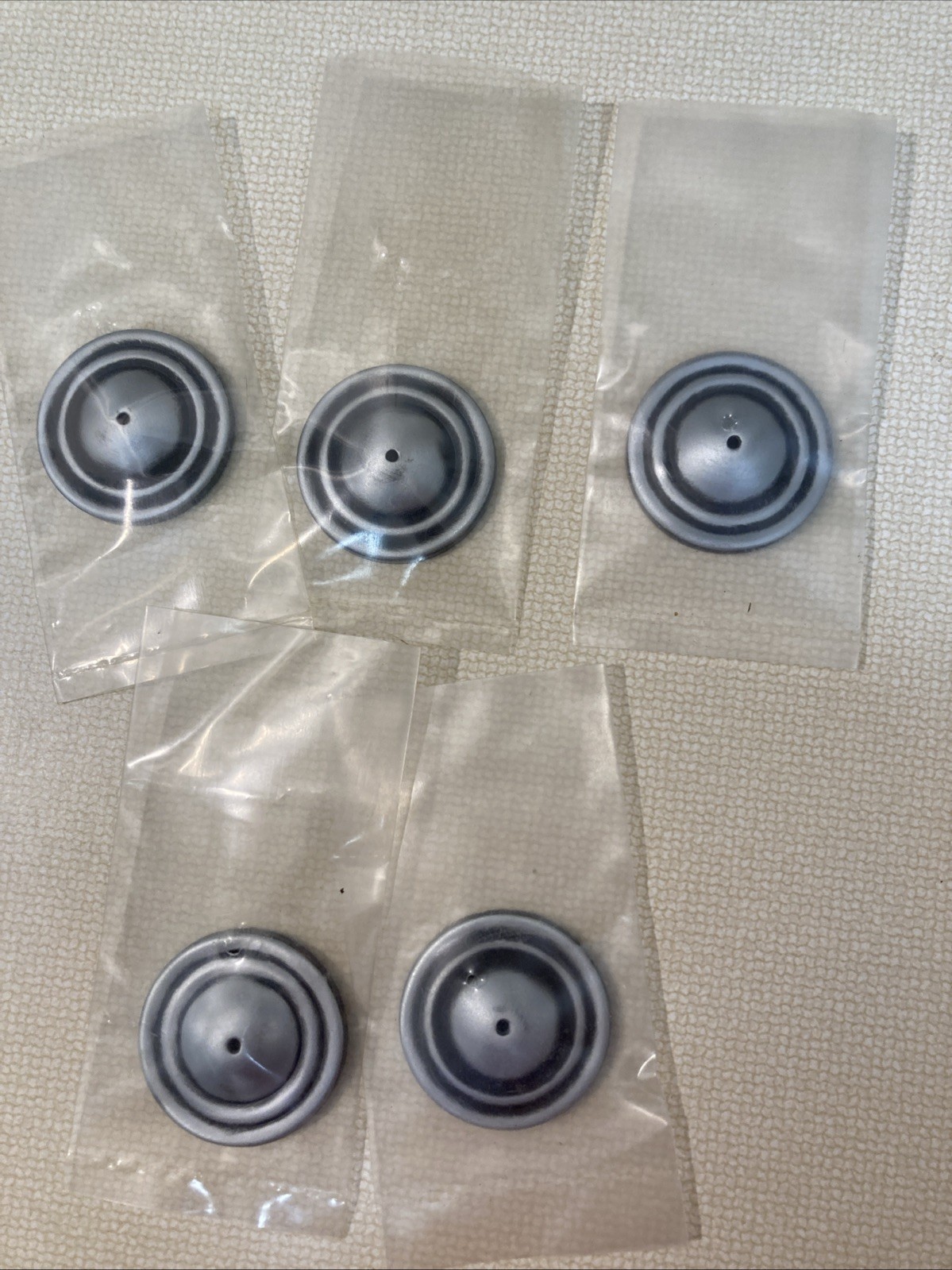 5 pack of 1 1/2 inch Diameter Antique Pewter End Cap for Curtain Rods or Hobby