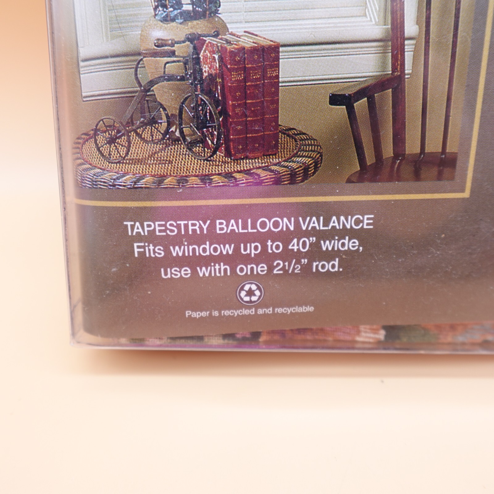 Tapestry Balloon Valance Hunter The Curtain Collection 84×17 inches 40 in Window