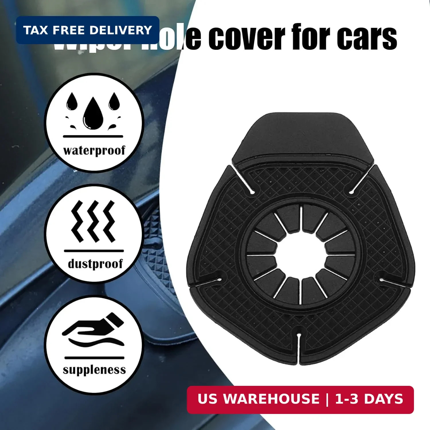 6pcs Universal Silicone Wiper Pivot Guards, Premium Windshield Wiper Covers and
