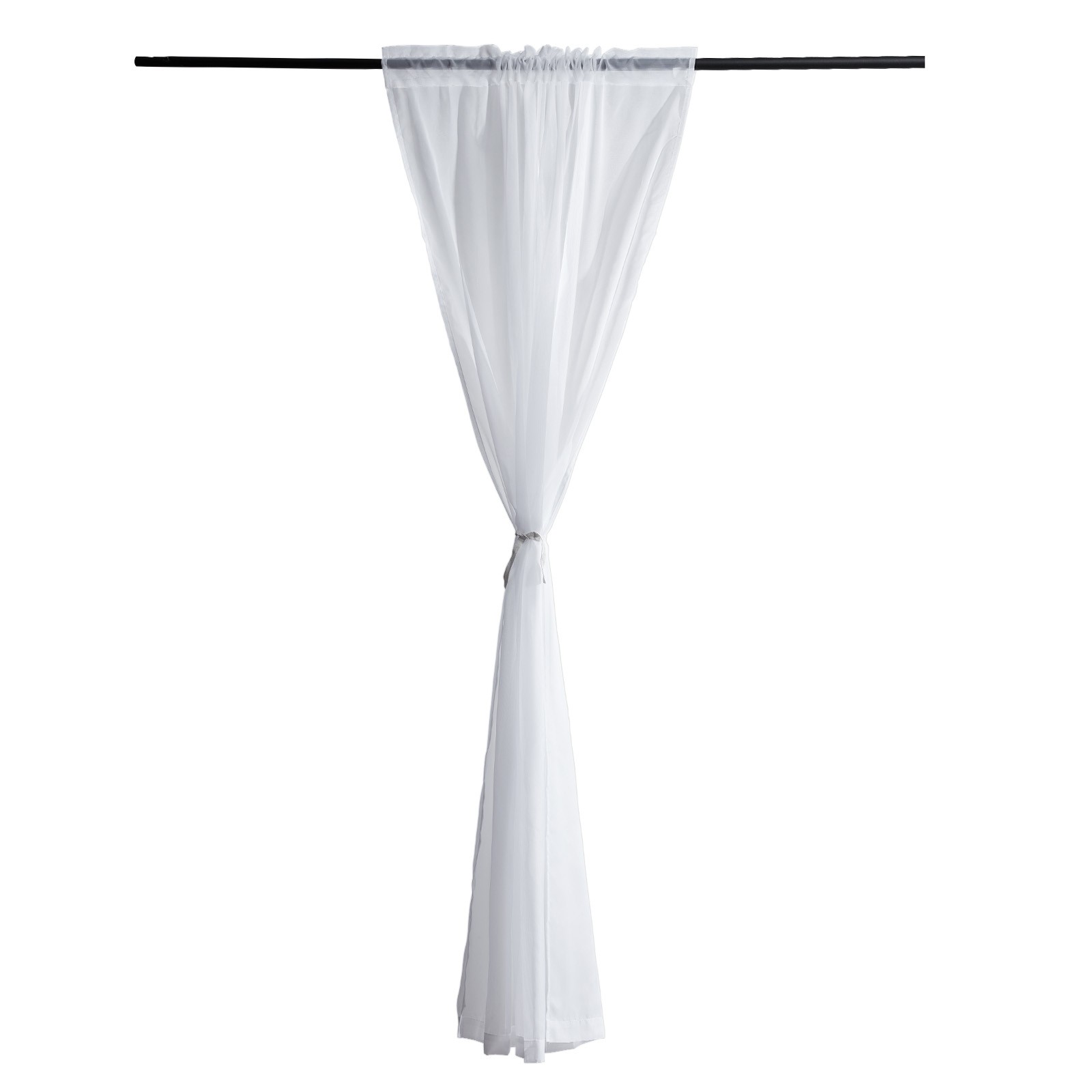 Uimoso 2-Panel Sheer Window Curtains, 52×84 Inches, Rod Pocket Design, Polyester