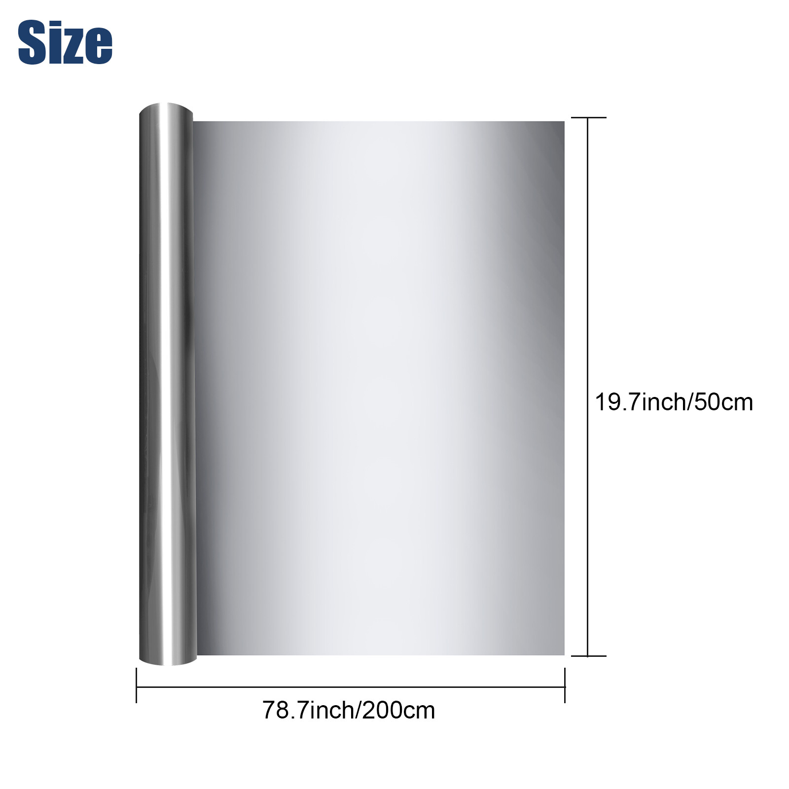 One Way Mirror Tint Window Film Privacy Protect UV Reflective Sun Block for Home