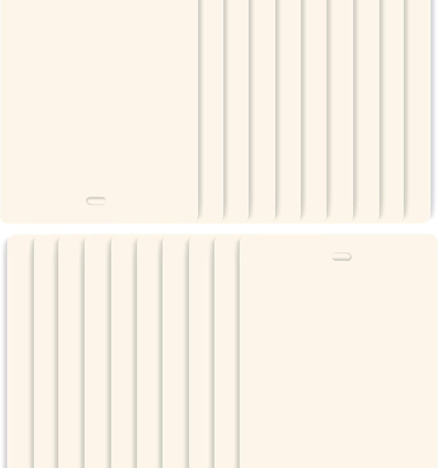 DIY PVC Vertical Blind Replacement Slats 82.5″ Ivory 20-Pack