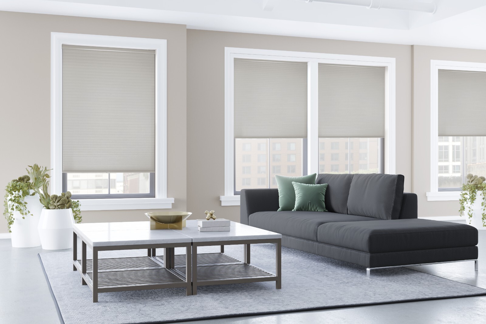 Custom Cordless Cellular Shades, Sizes 21″ to 72″ Wide (We email custom sizes)