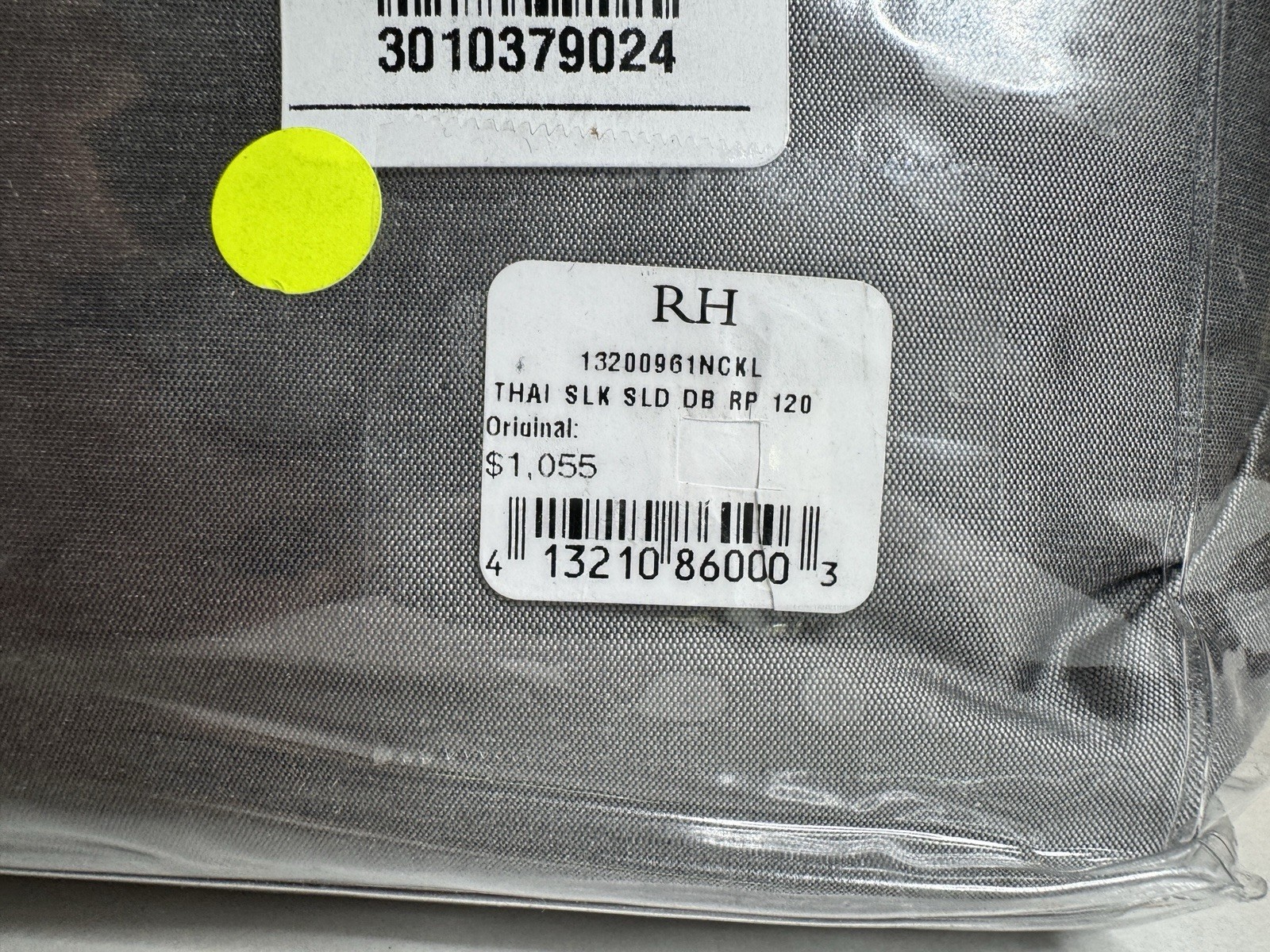 Restoration Hardware Thai Silk Solid Drapery RP 100″W x 120″L Nickel NEW $1,055
