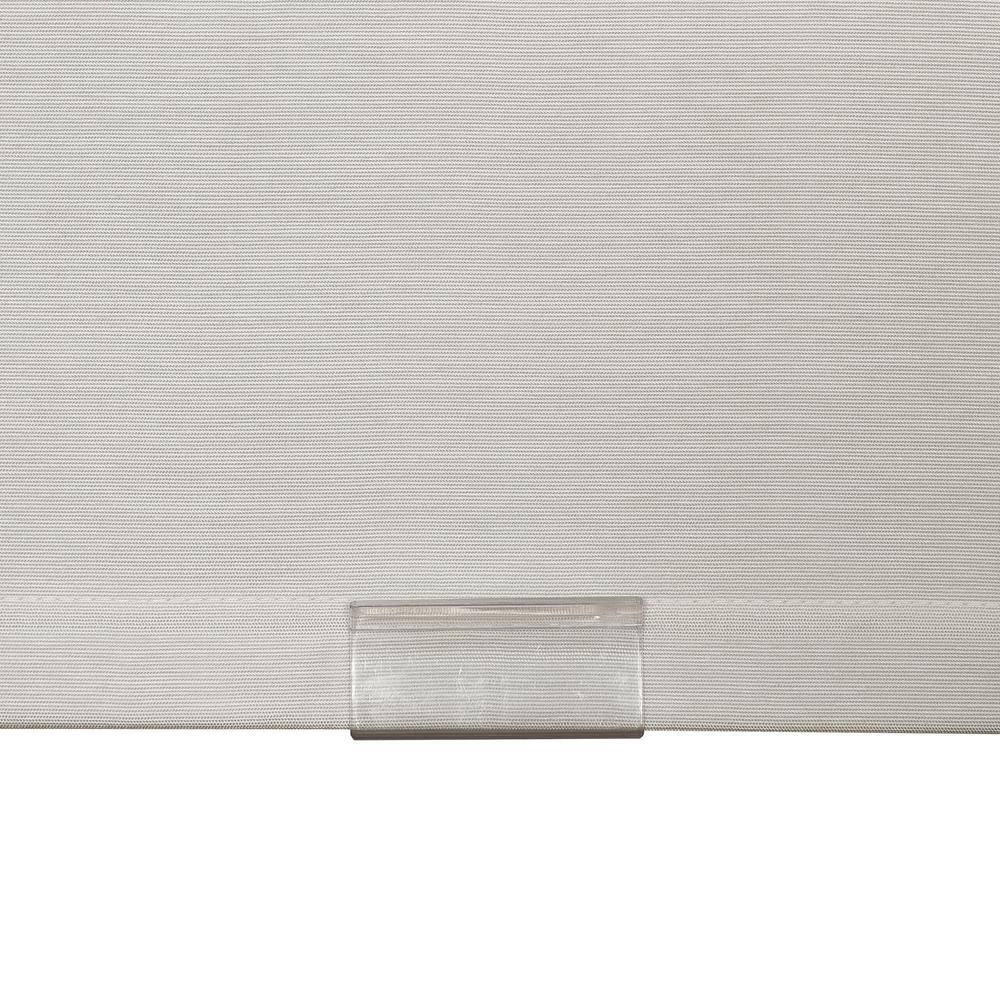 Ivory Cordless Light Filtering Fabric Roman Shade 23 In. W X 64 In. L