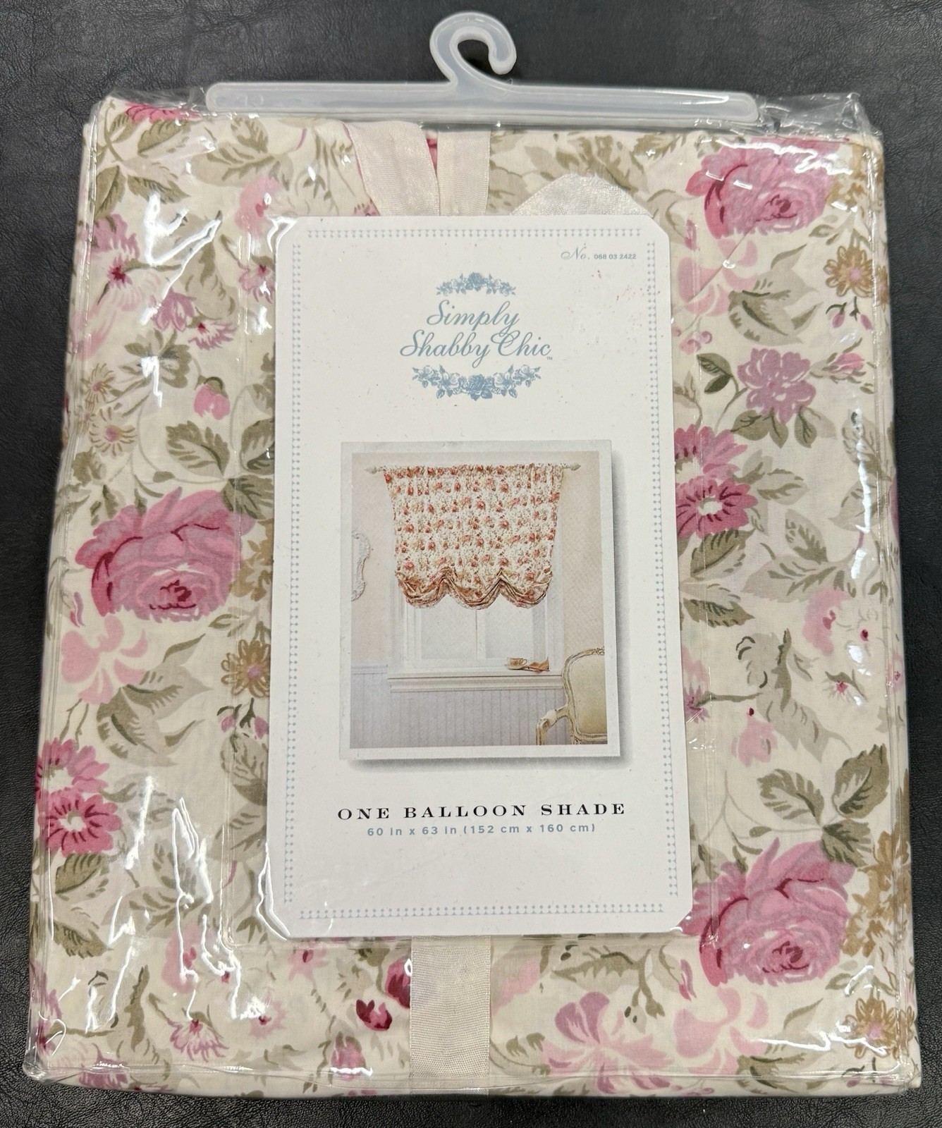 Simply Shabby Chic Rachel Ashwell Rose Floral 60×63 Balloon Shade Valance NWT/IP