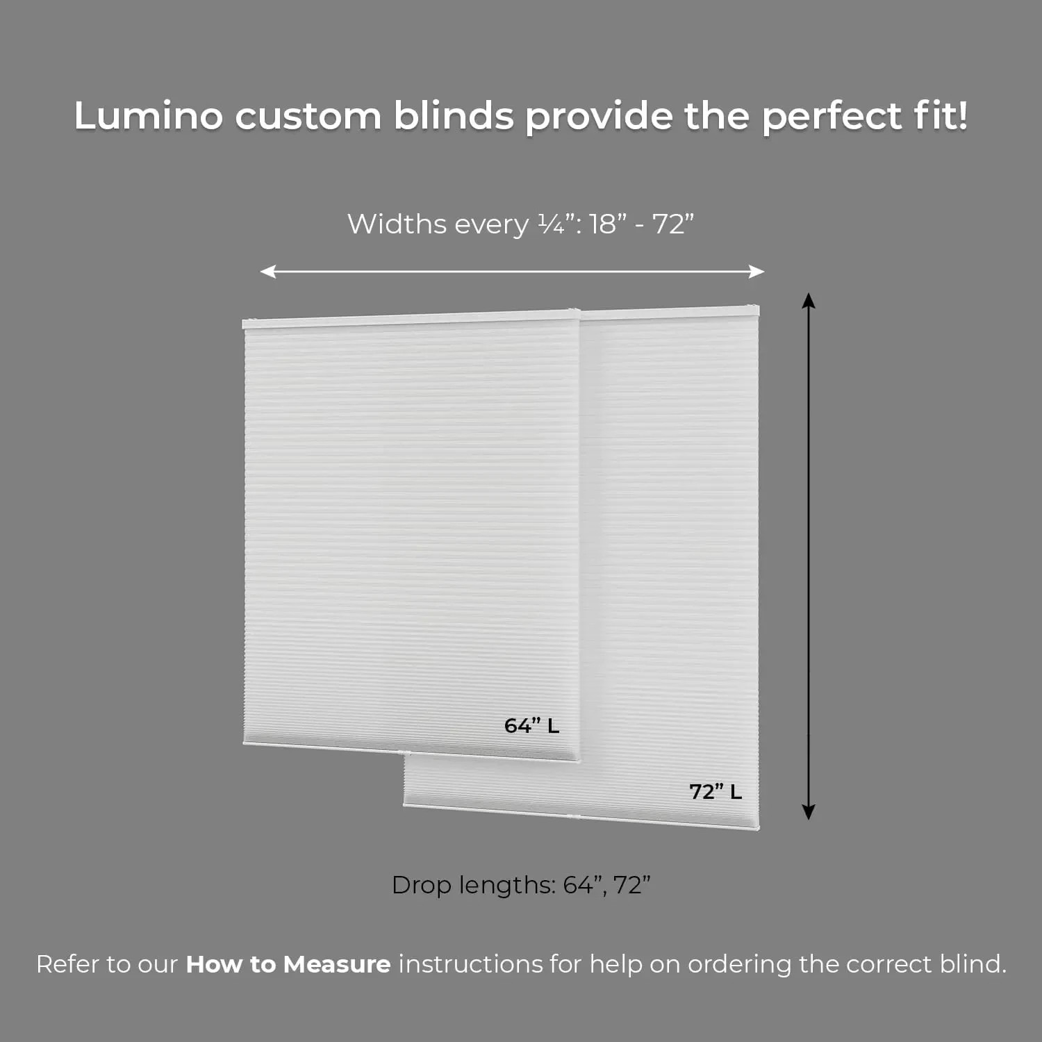 Lumino Cordless Light Filtering Cellular Shades 31″x64″ Honeycomb White