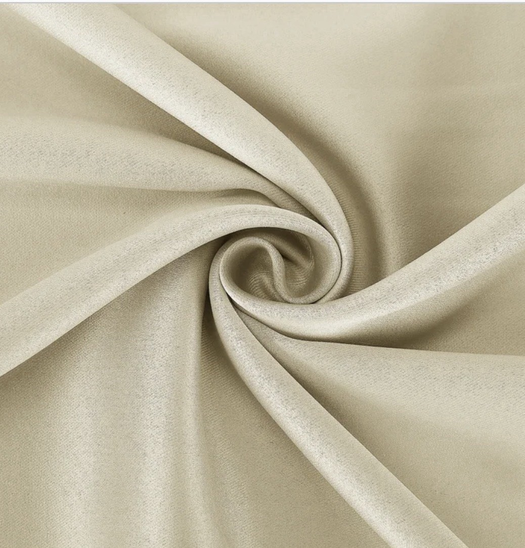 2 Panels SUNZero Total Blackout Lichtenberg Curtains Theater Grade 52″X84″ Beige
