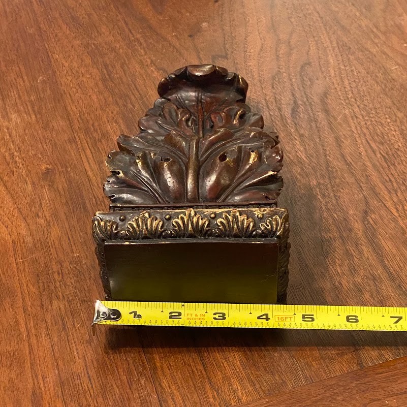 Wall Drapery Sconce Corbels Vintage Curtain Rod Swag Holders Bracket ~ Set of 4