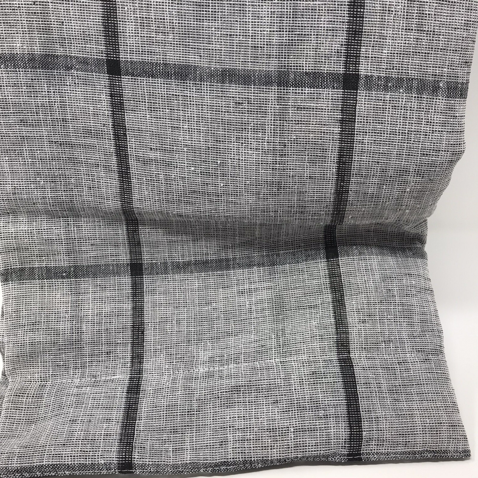 Ralph Lauren Raider 2-Back Tab/Rod Pocket Panels Curtain 50″ x 90″ in Black