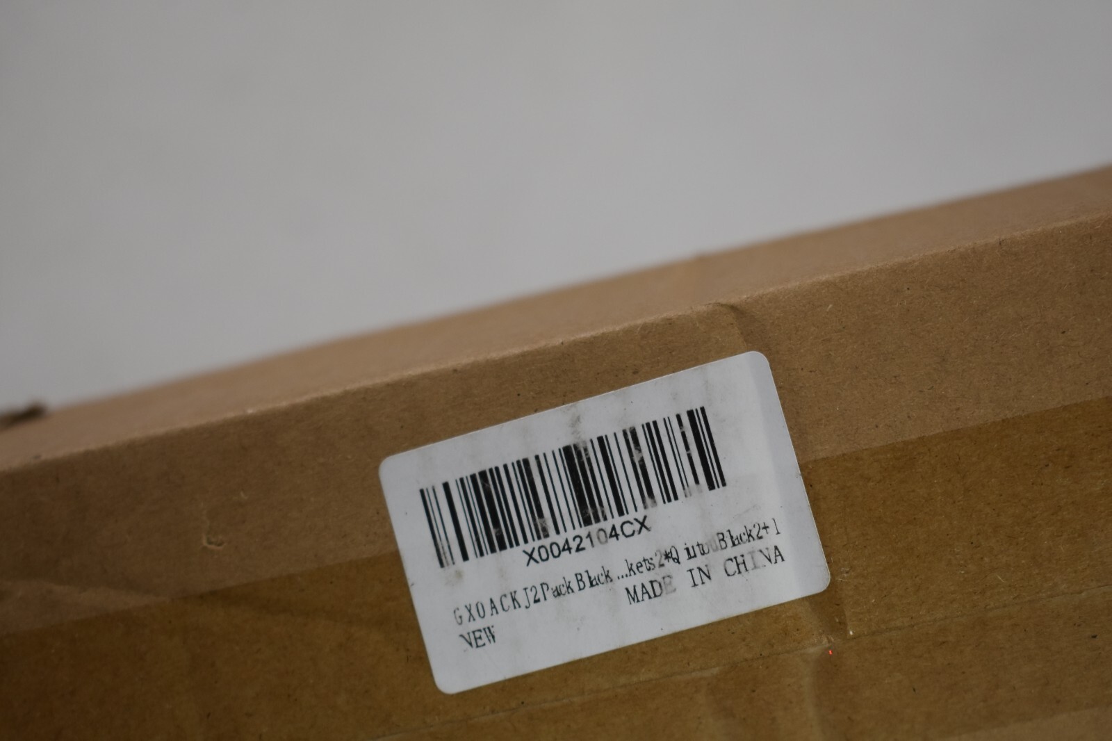GXOACKJ 2 Pack Black Curtain Rods For Windows 32″ To 48″ 5/8″ Heavy Duty