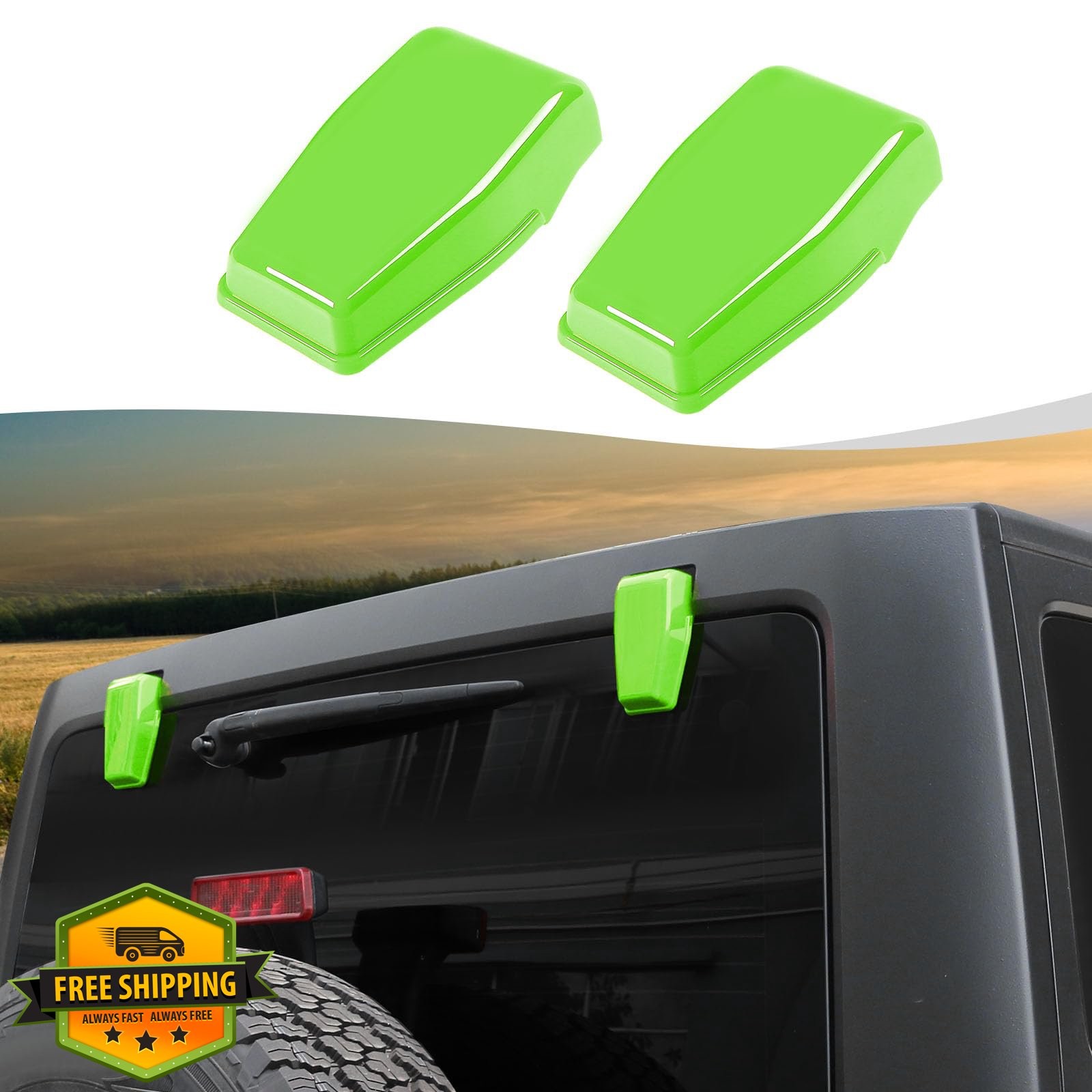 SQQP Tail Window Trim Green