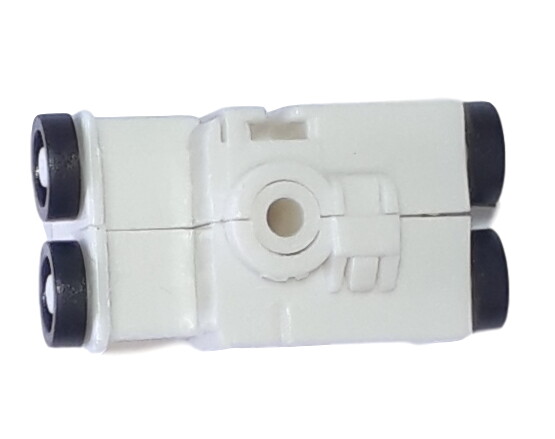 Low Profile Vertical Blind Wand Control Unit Set for Head Rail: 44x25mm