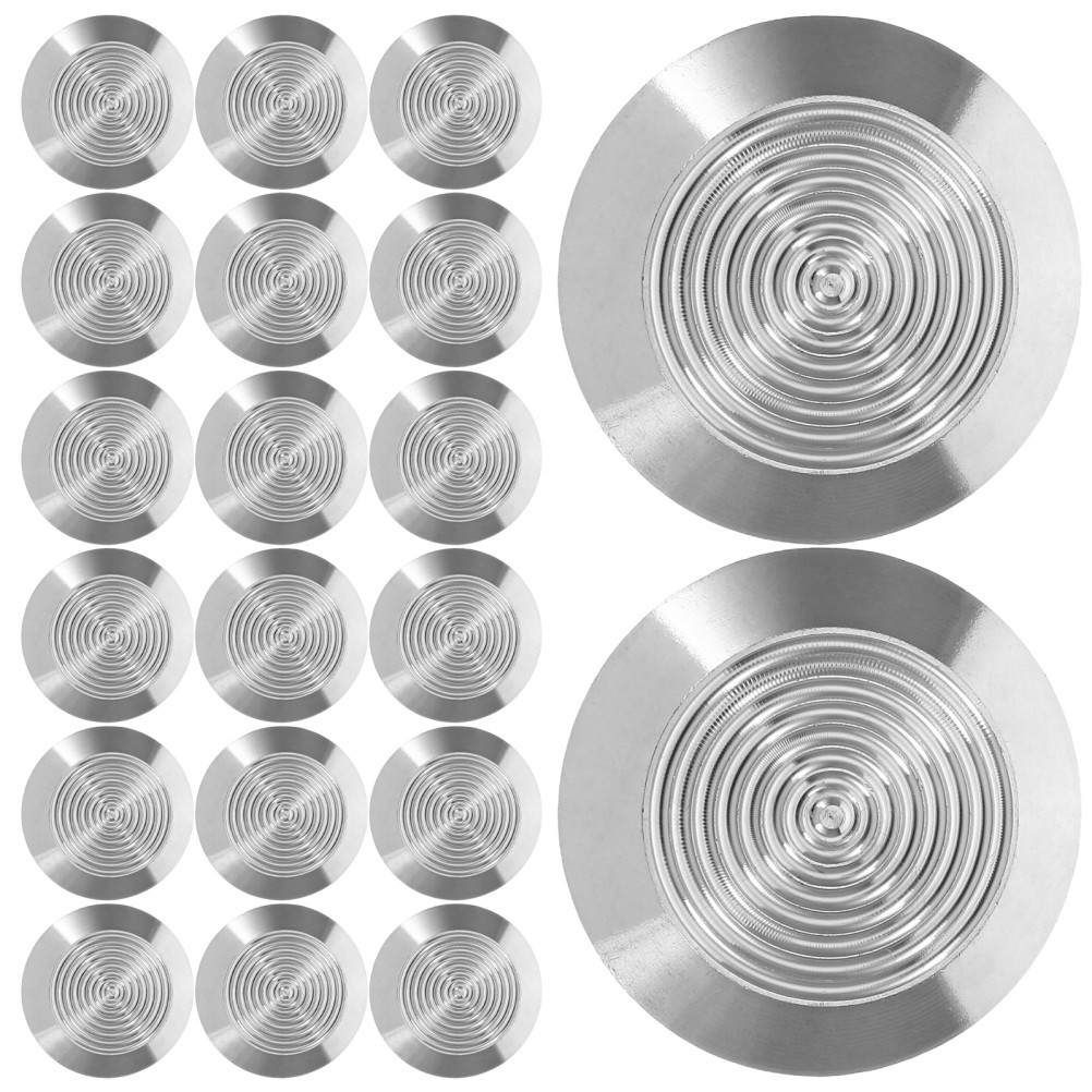 20Pcs Metal Paving Guide Nails for Blind Sidewalks with Enhanced Grip Surface