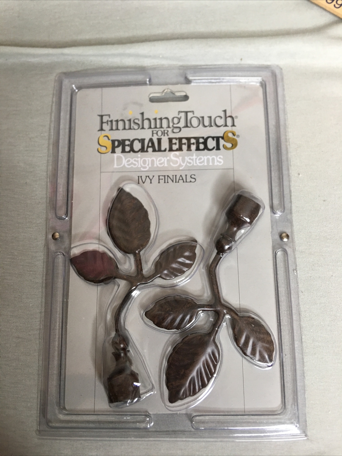Finishing Touch for Special Effects Designer Systems Ivy Finials 1995 New a259