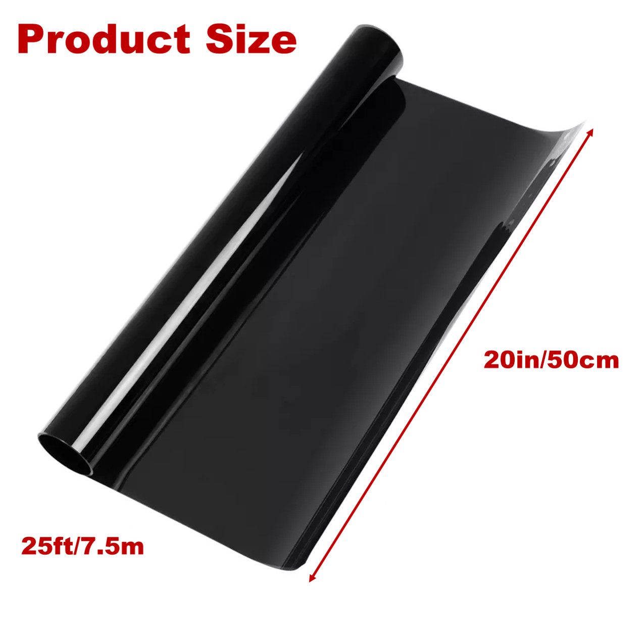 35% VLT Nano Ceramic Window Tint 20″ 40″ Wide Any Size Home Car Office 95% IRR