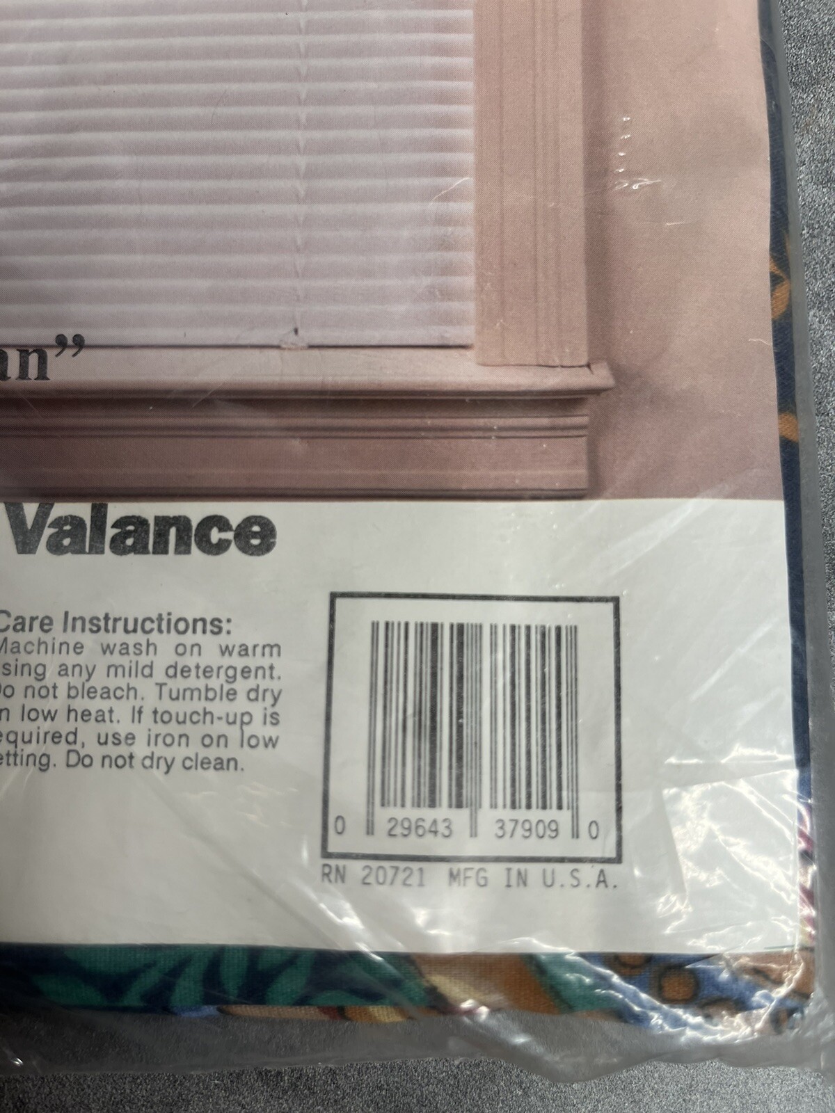 Vintage Balloon Valance Susan Polyester Cotton Blend