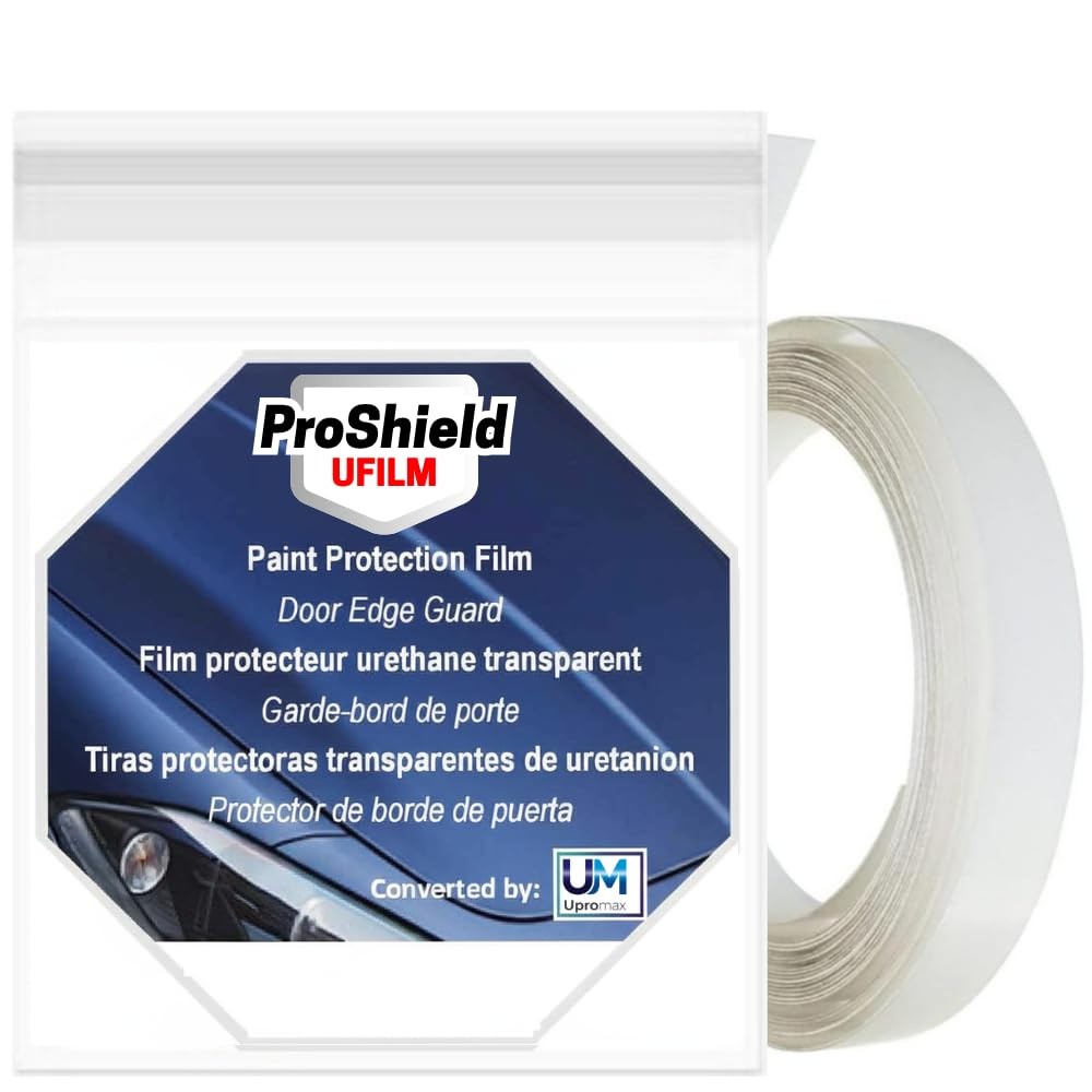 Roll Door Edge Guard Upromax Made with Paint 0.4 Inches x 10yd, Clear