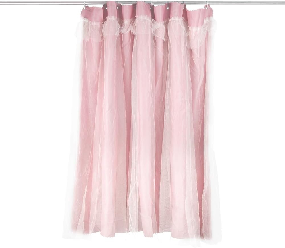 Dorm Bed Curtains Blackout Pink Bunk Bed Privacy Canopy for Student Rooms