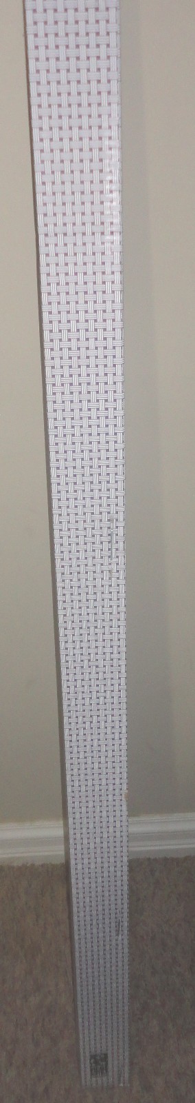 DESIGNERS GUILD 84″-150″ L WHITE WIDE POCKET CURTAIN ROD, PROJECTS 3-1/2″-6″~NEW