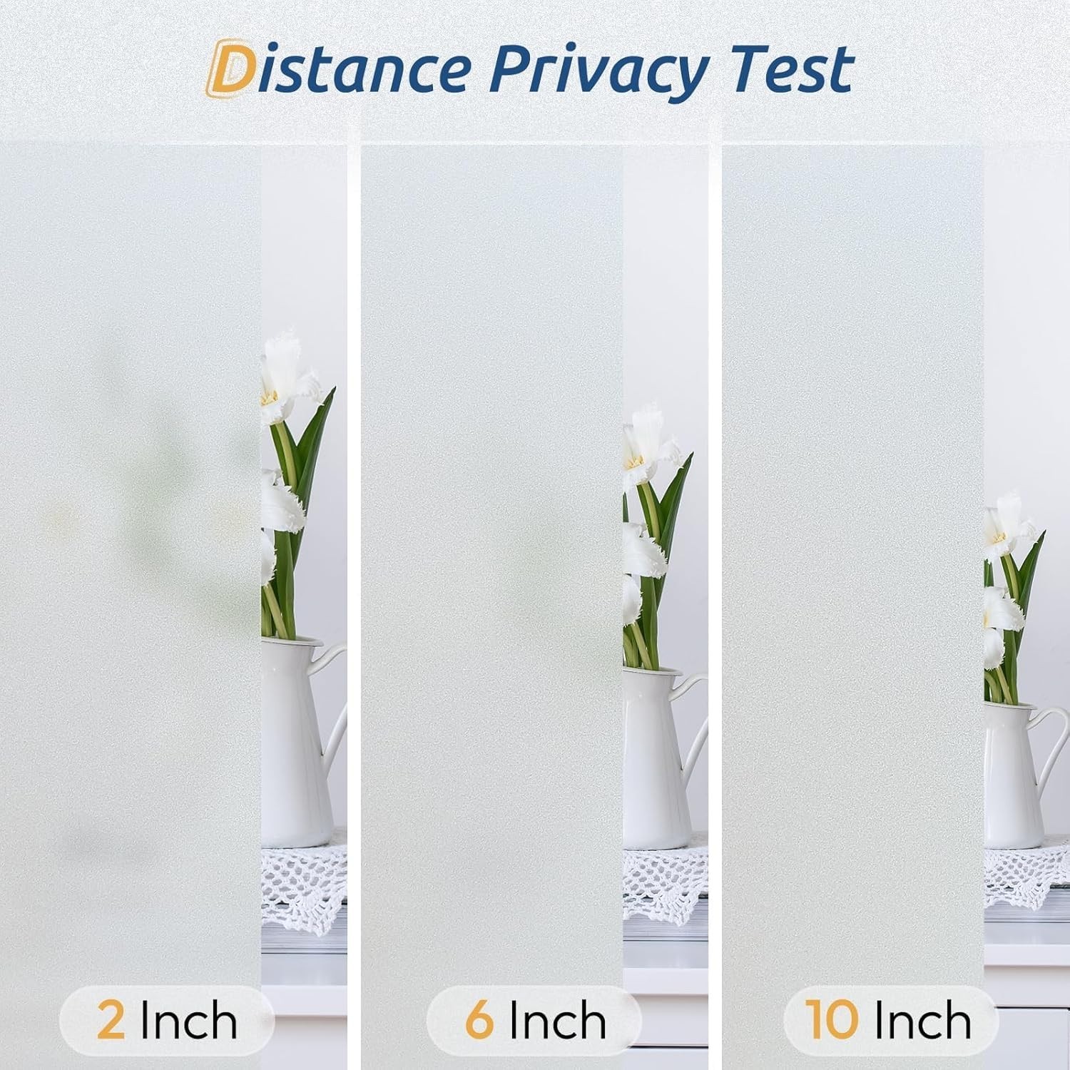 Removable Static Cling Window Film – Soft Light & UV Protection 17.5×78.7in