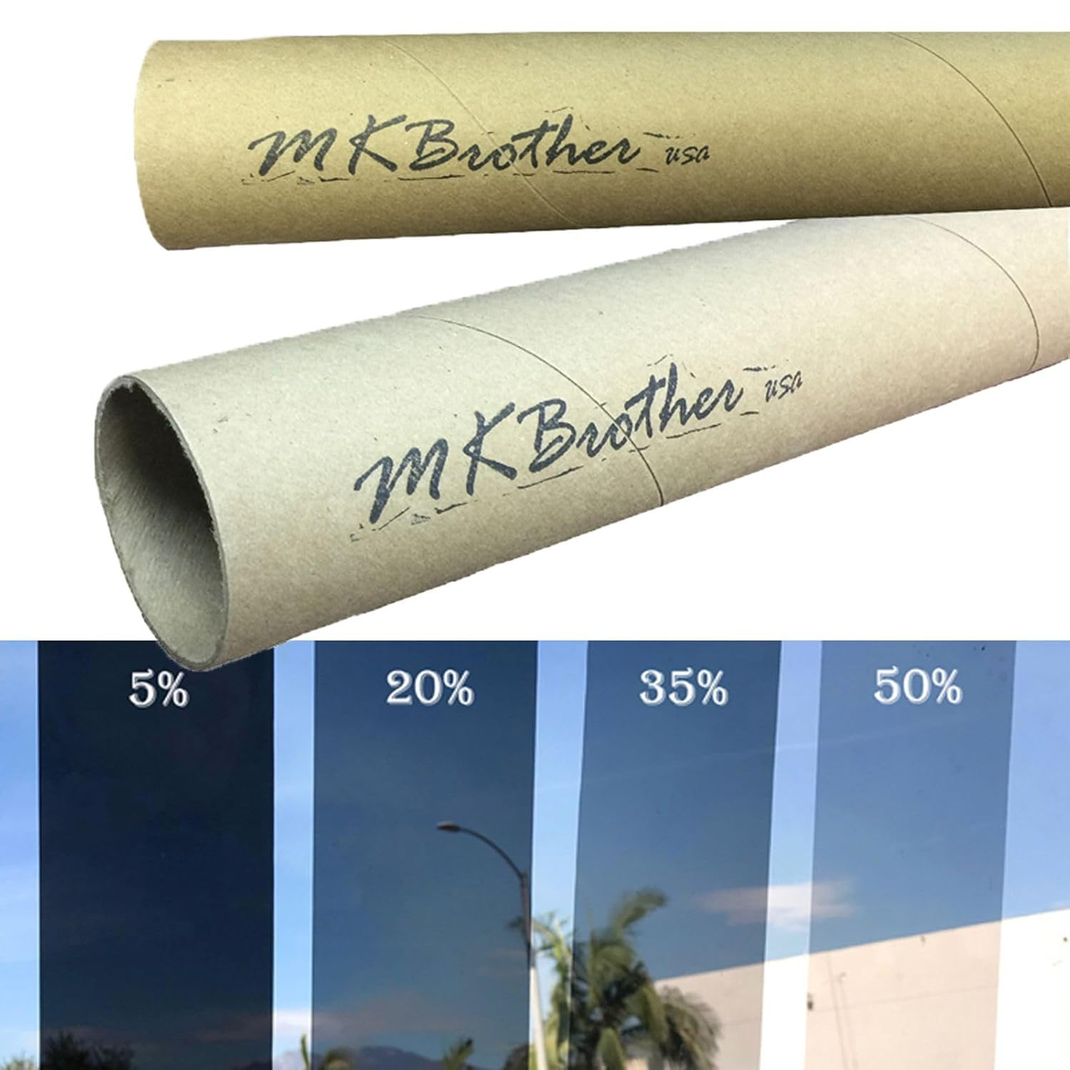 ® Window Tint Film 35% VLT 20″ in X 25′ Ft (20In X 300In) Scratch Resistance Hea
