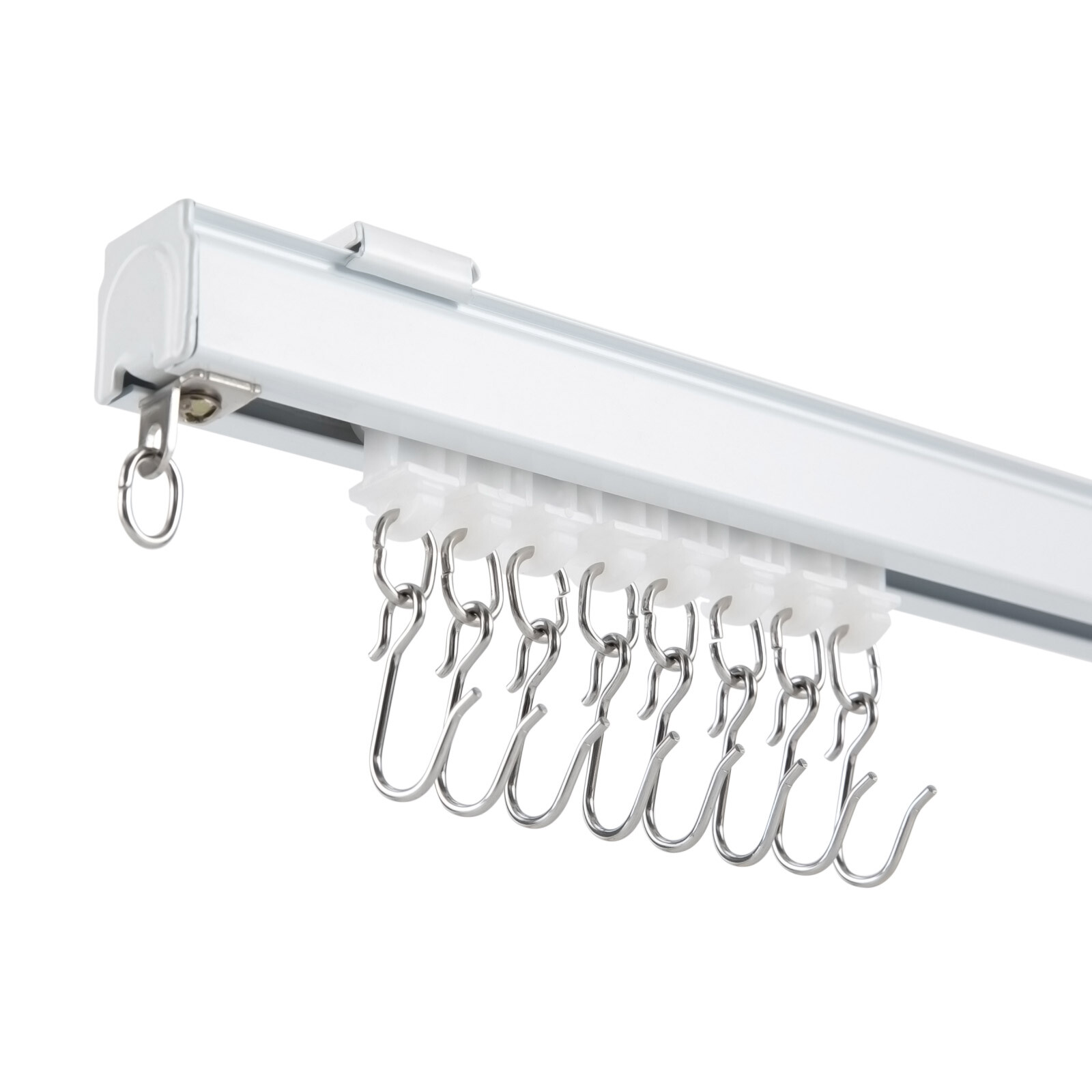Heavy Duty Curtain Track Rail Set Ceiling or Wall Mounting Room Divider 9-12ft