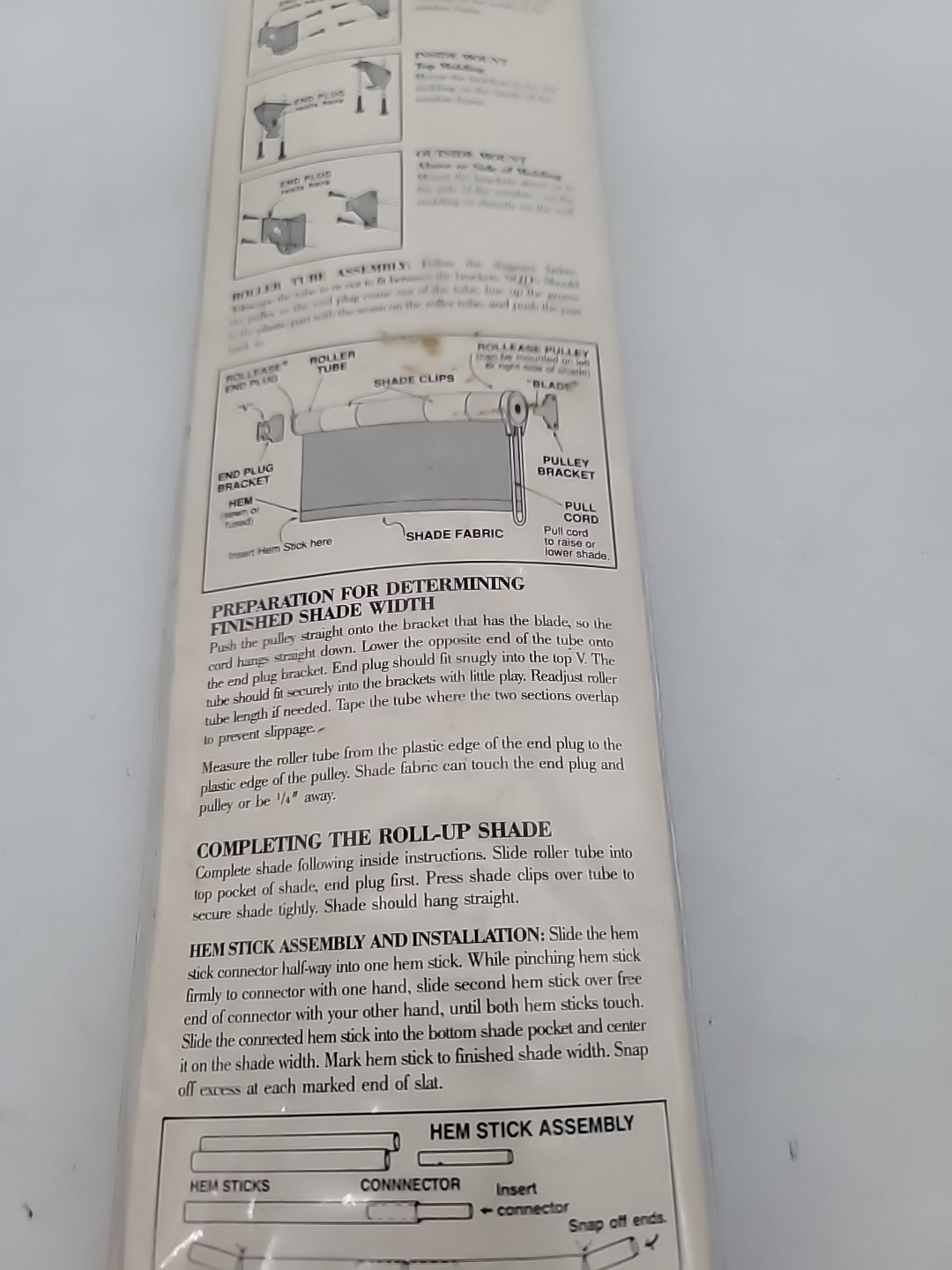 Fabric Roll-Up Window Shade System by Springs