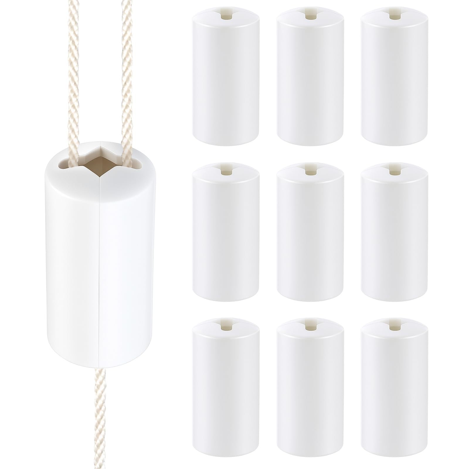 10 Pcs Breakaway Cord Condensers for Window Blinds – Anti-Strangulation Safety,