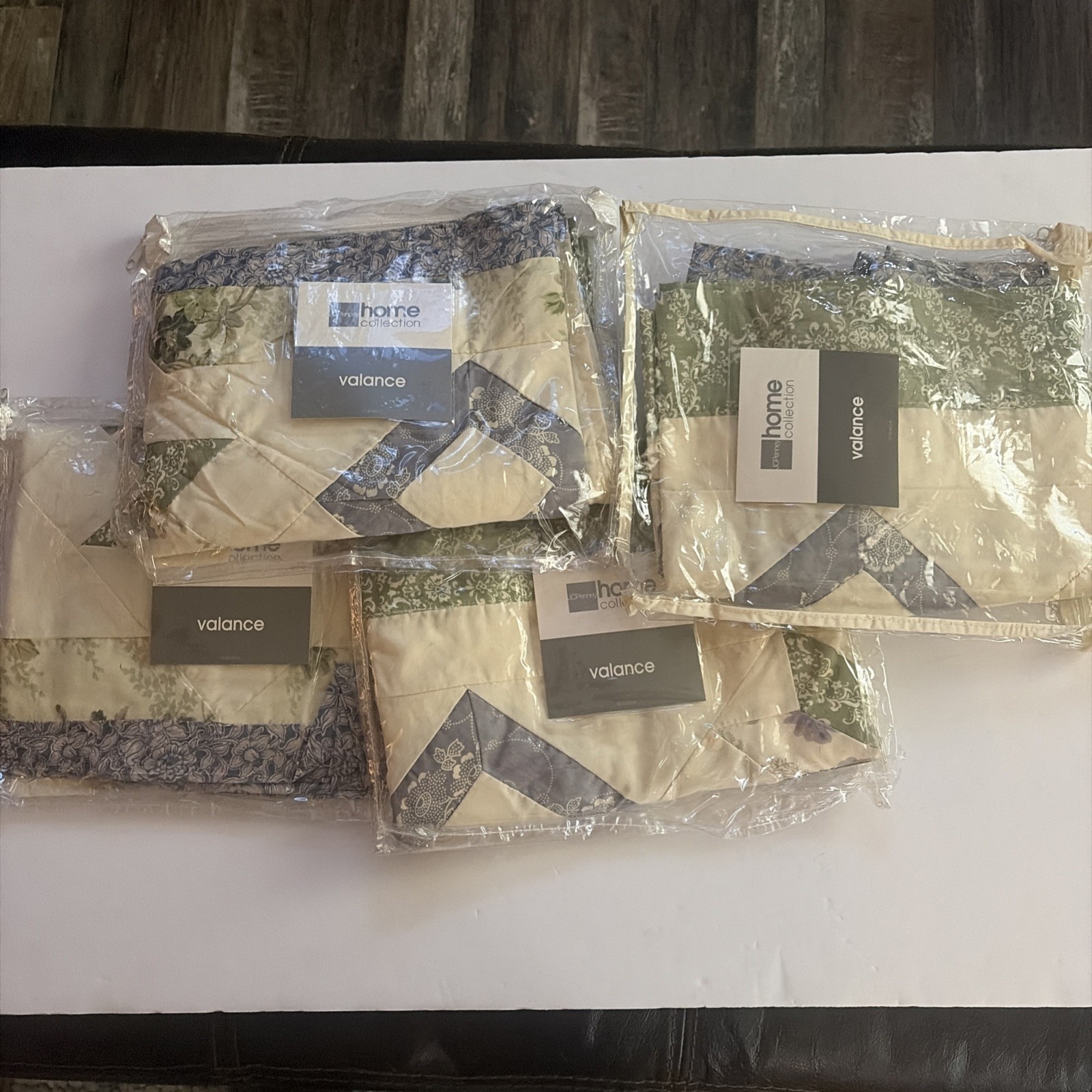 JCPenney Valance Home Collection Lot Of 4. 3 Are 80×15. 1 Is 84×16