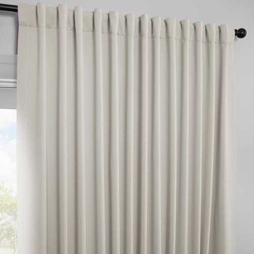 Polyester Extra Wide Room Darkening 100″W x 96″L (Pack of 1) Alabaster Beige